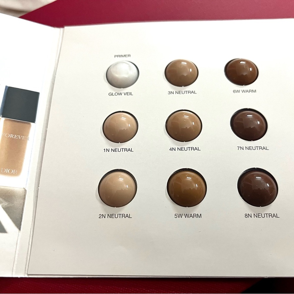 Fresh!The DIOR Iconic Hydrating Glow Foundation24hr wear sample card;glow primer - Picture 2 of 6